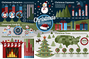 Set of Christmas Infographics, an Illustration by Tashal (Thumbnail 2 of 2)