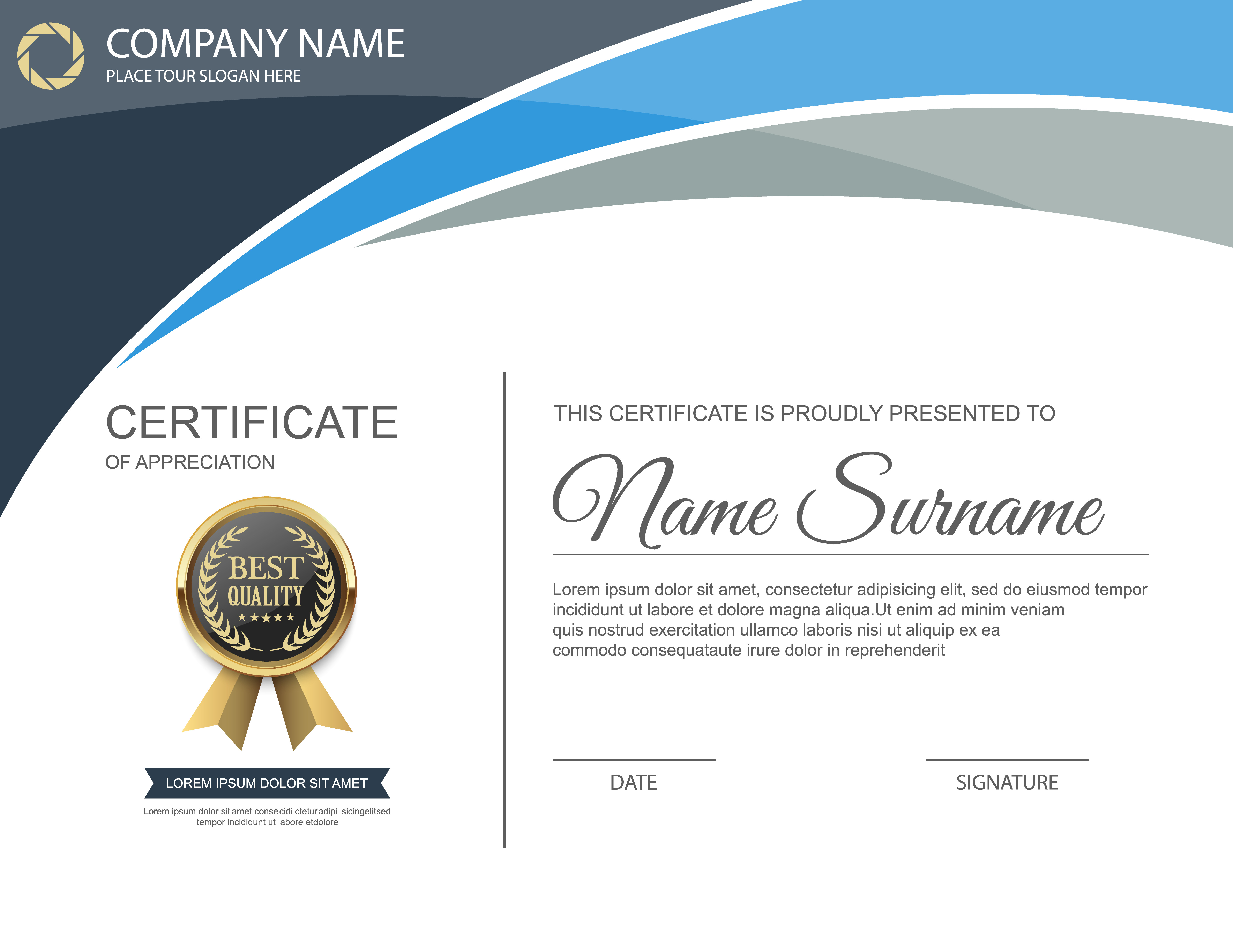 Vector certificate template 10 in 1, a Decorative Illustration by S_design