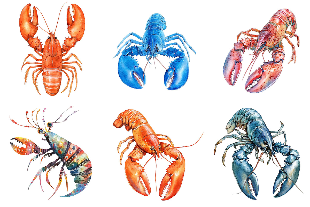 Kawaii Crabs  Clipart Bundle, an Illustration by Pixels.Craft (Photo 6 of 9)