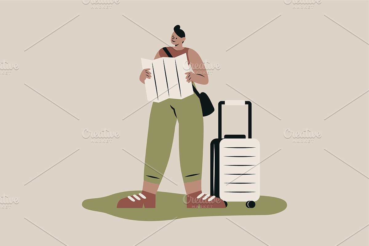 People Traveling Illustration, a Person Illustration by Jump Studio (Photo 3 of 10)