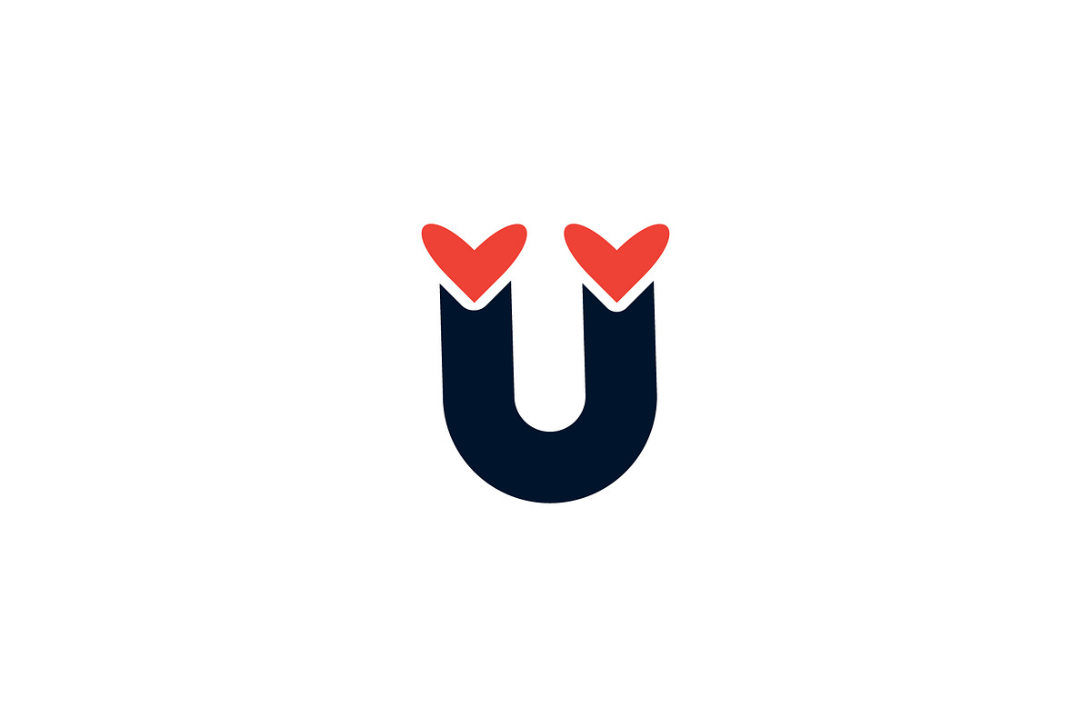 Letter U Love Logo, a Branding & Logo Template by Abir Hossain Waffi (Photo 1 of 4)