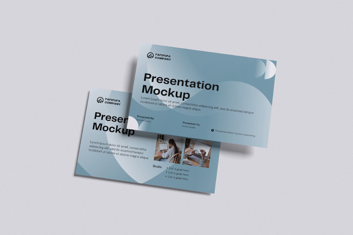 Presentation Mockup, an Advertising Mockup by Pikachudesign (Photo 5 of 5)