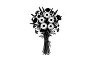 Floral Bouquet SVG Bundle, an Illustration by Designs_River (Thumbnail 5 of 31)
