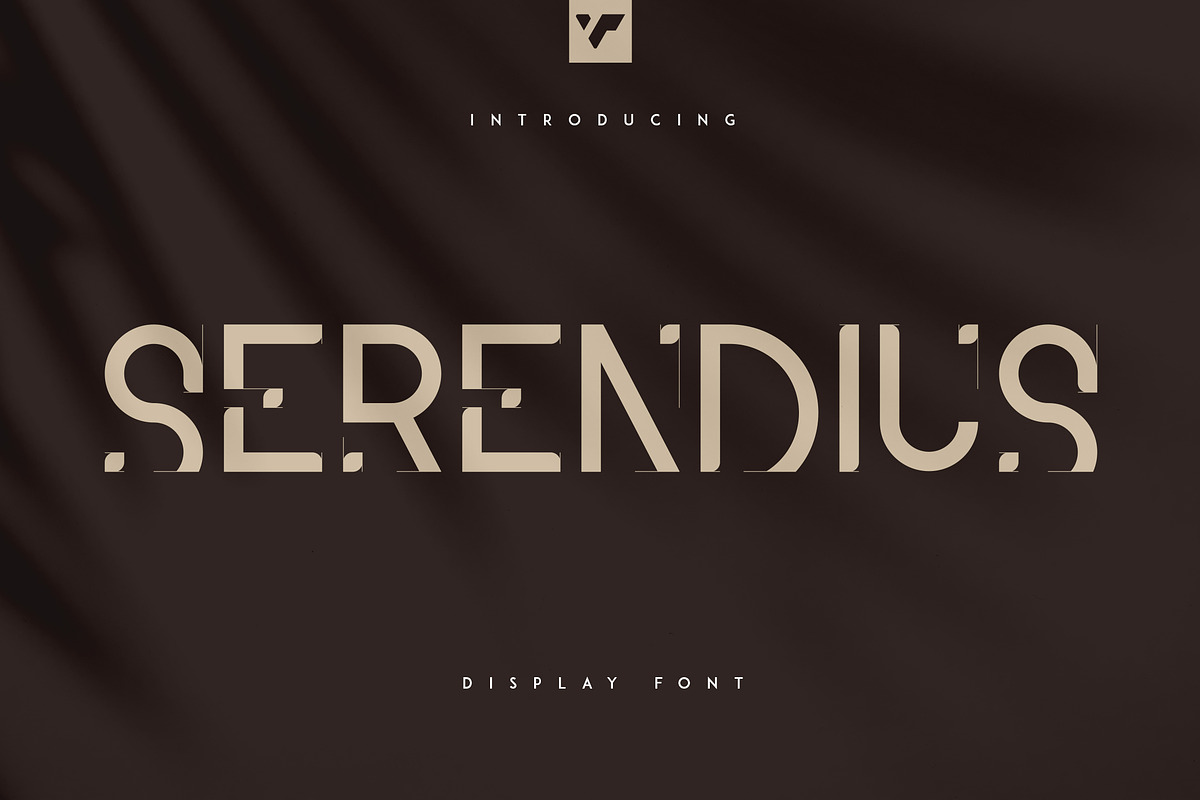 Serendius - Display font