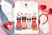Valentine Cats PNG, Valentine PNG, an Illustration by Canvas Craft (Thumbnail 7 of 7)
