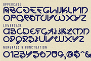 Knotted Centers - Geometric Font, a Sans Serif Font by 177Studio (Thumbnail 7 of 8)