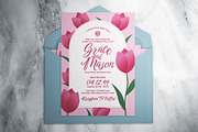 Flower Wedding Invitation Suite, an Invitation Template by The Good Store (Thumbnail 2 of 4)