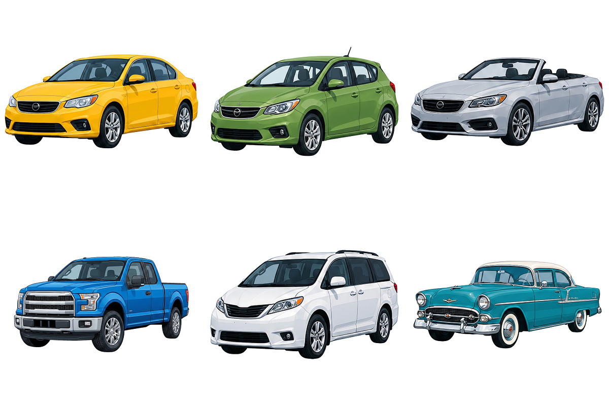Transport Clipart Illustrations, a Transportation Illustration by Wowly Design (Photo 2 of 15)