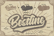 ASTERIK || Layered Bold Script, a Script Font by Rochart (Thumbnail 4 of 12)
