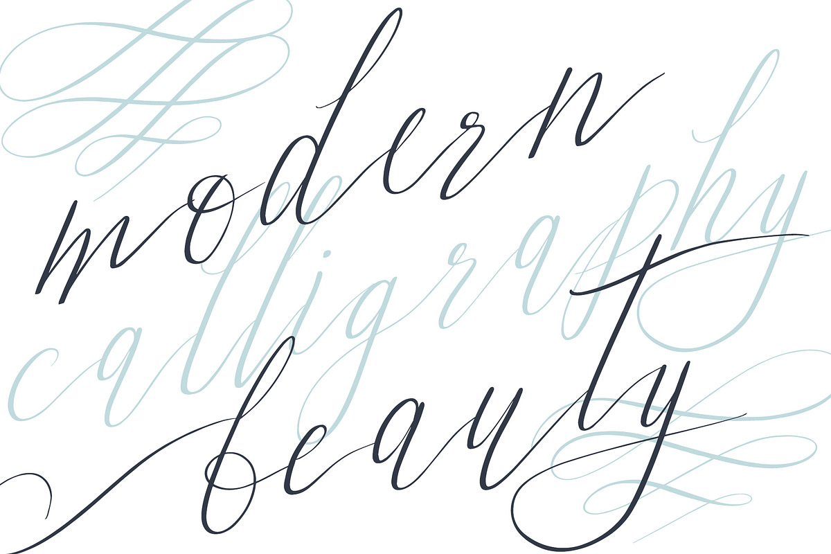 Hello Glamour font with swashes preview 5