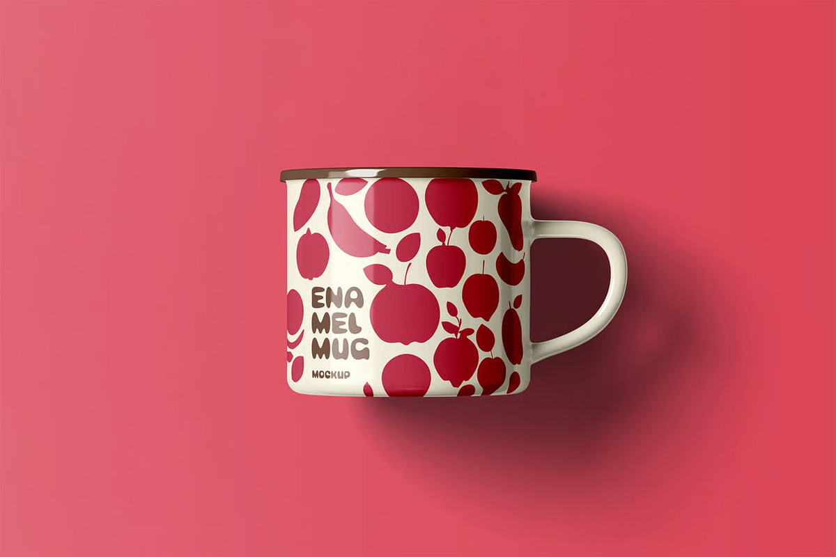 Enamel Mug Mock-up, a Cups & Container Mockup by zippypixelstudio (Photo 3 of 13)