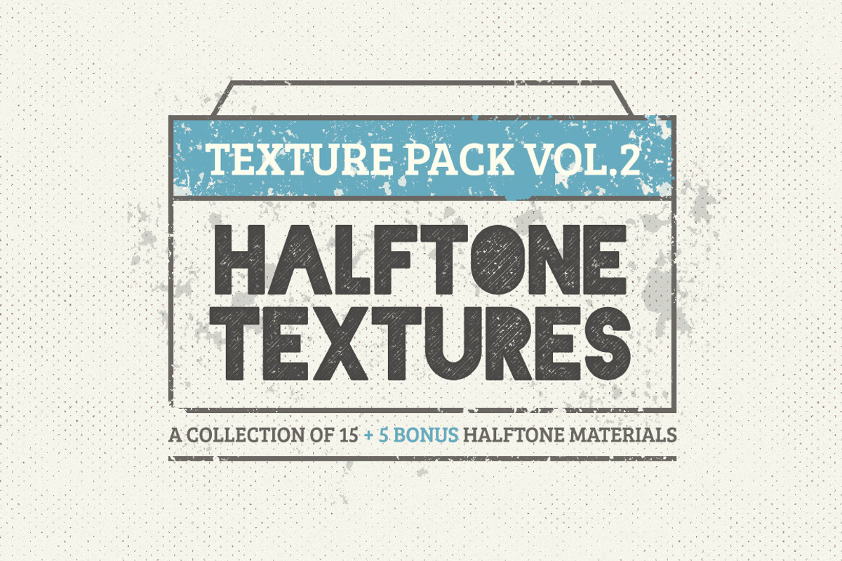 15 Halftone Textures + 5 Bonus