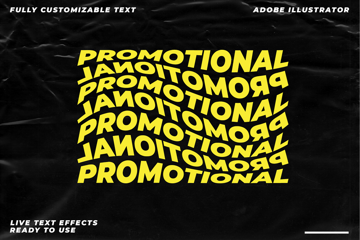 25 Illustrator text effects Kinetic, a Layer Style Add-On by MarioPanDeliver (Photo 6 of 10)