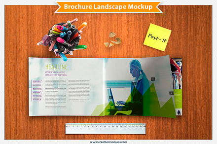 Brochure Landscape Mockup