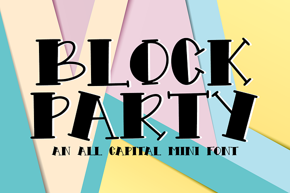 Block Party - Mini Display Font preview 4