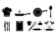 Kitchen Cooking Icon Vector Bundle, an Illustration by jahid234 (Thumbnail 41 of 51)