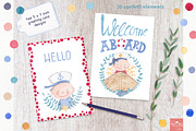 Welcome aboard watercolor graphics, a Graphic by LittleAcornGraphics (Thumbnail 7 of 11)