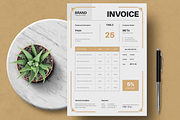 Restaurant Invoice Template, a Stationery Template by MightyDesign (Thumbnail 1 of 8)