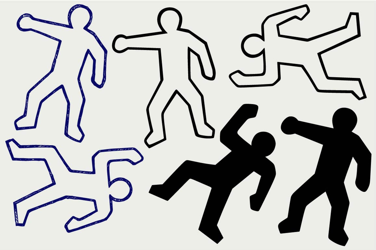 Crime scene SVG, an Icon by LineworkStock
