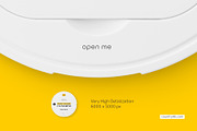 Robot Vacuum Cleaner Mockup Set, a Household Mockup by Country4k (Thumbnail 3 of 4)