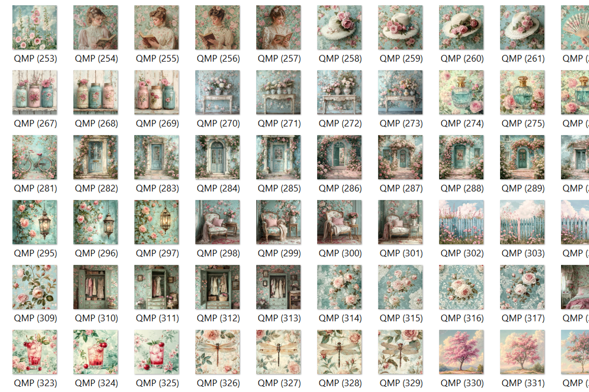 376 Quiet Moments Pages, a Decorative Illustration by HubbaDigitals (Photo 5 of 5)