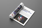Pop Art Magazine Template Design, a Magazine Template by Seeing-art (Thumbnail 3 of 11)