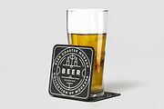 Beer Coaster Mock-up, an Advertising Mockup by zippypixelstudio (Thumbnail 14 of 15)
