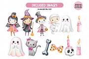 Pink Pastel Witchy Halloween Clipart, an Illustration by TatiMockup (Thumbnail 2 of 4)