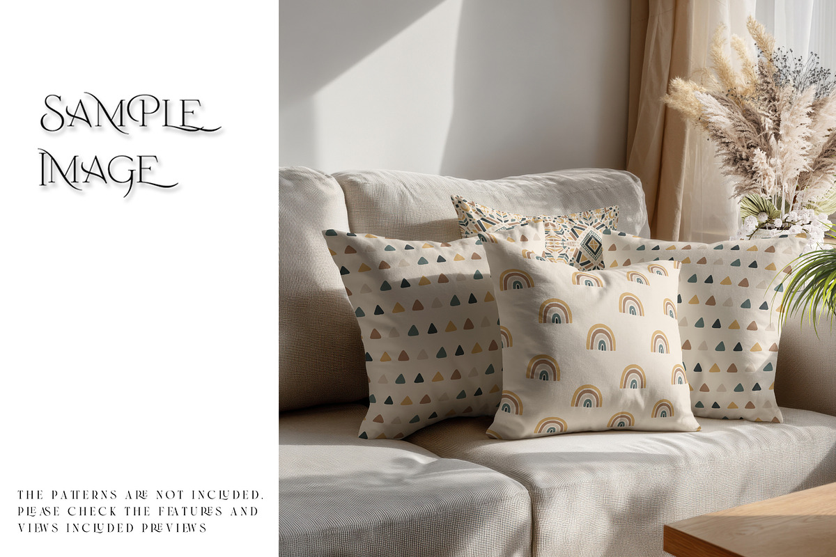 Throw Pillows with Smart Objects, a Product Mockup by mock-ups (Photo 7 of 16)