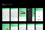 Vehicle App UI concept, an App Template by hoangpts (Thumbnail 2 of 2)
