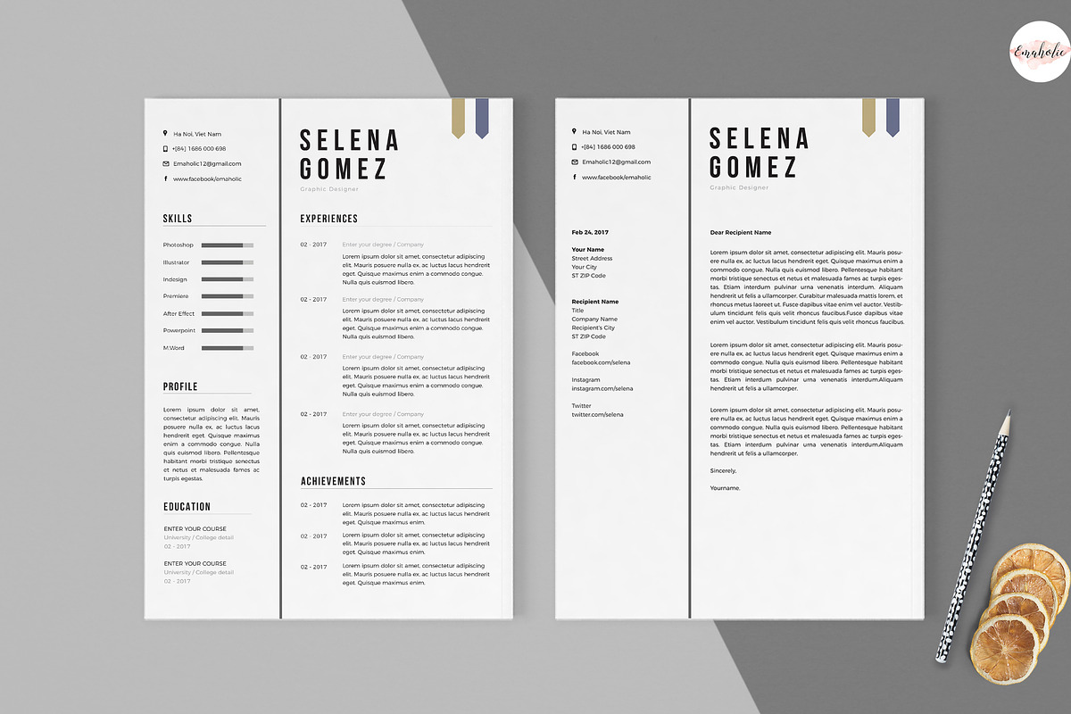 Professional Cv Template, a Resume Template by Emaholic Template (Photo 3 of 5)