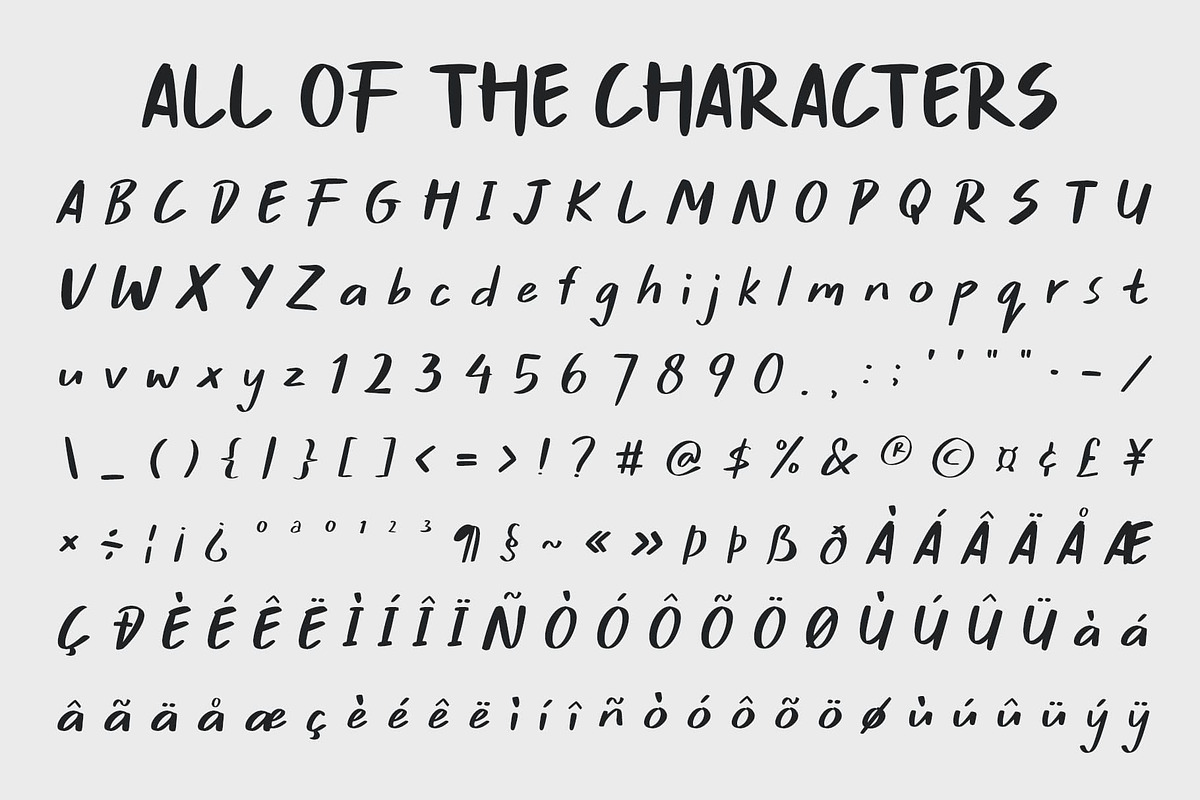 CS Brawley – Marker Font, a Handwritten Font by Craft Supply Co. (Photo 8 of 8)