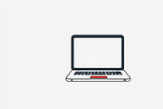 14 EPS. Minimal Laptop Vector Icon, a Solid Icon by adenpinkstore (Thumbnail 2 of 14)
