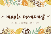 Maple Memories, a Script Font by Attype (Thumbnail 1 of 8)