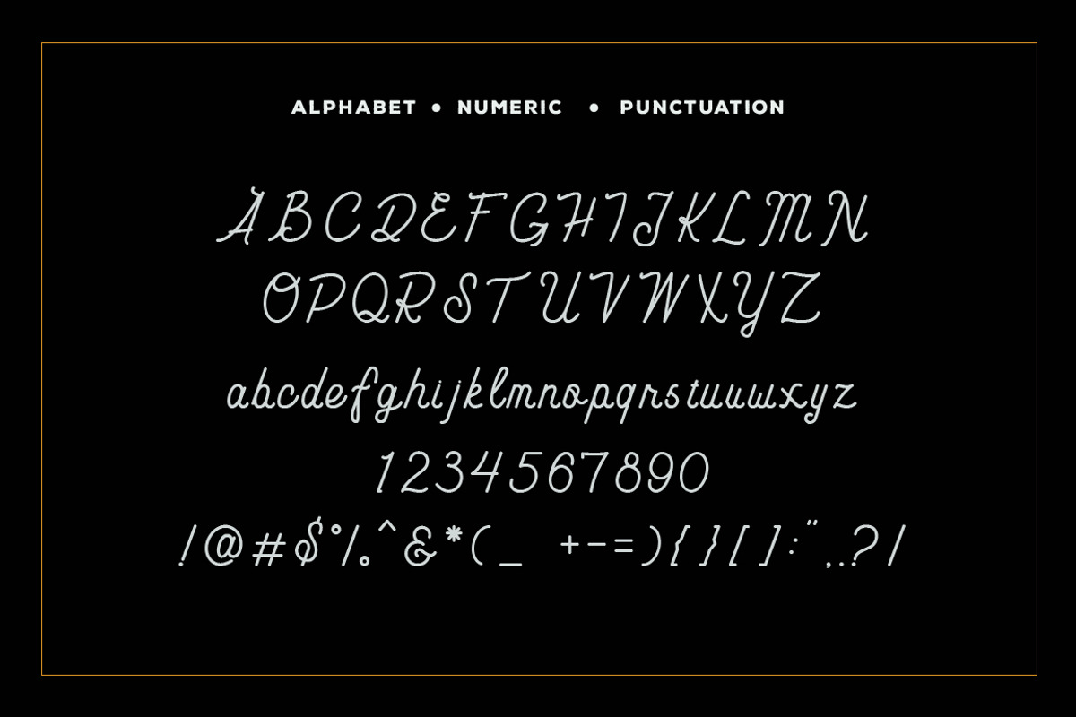 Carimba - Monoline Script preview 2