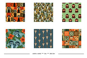 Monkey Retro Art Style Designs, a Pattern Graphic by karenfoleyphoto (Thumbnail 7 of 10)