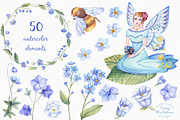 SALE! Blue Fairy Tale, a Decorative Illustration by Irina Diasli (Thumbnail 3 of 10)