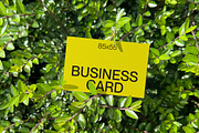 Green Leaf Business Card Mockup, a Mockup by Quirko (Thumbnail 2 of 7)