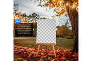 Outdoor Wedding Sign PSD Template, a Product Mockup by MockupWizard (Thumbnail 3 of 5)