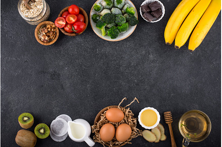 Assortment of products containing, a Food & Drink Photo by Yulia Furman