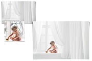 25 White Room Digital Photo Backdrop, a Layer Style Add-On by HappyNews (Thumbnail 4 of 8)