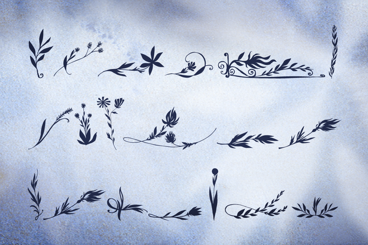 Blue Goblet Florals preview 5