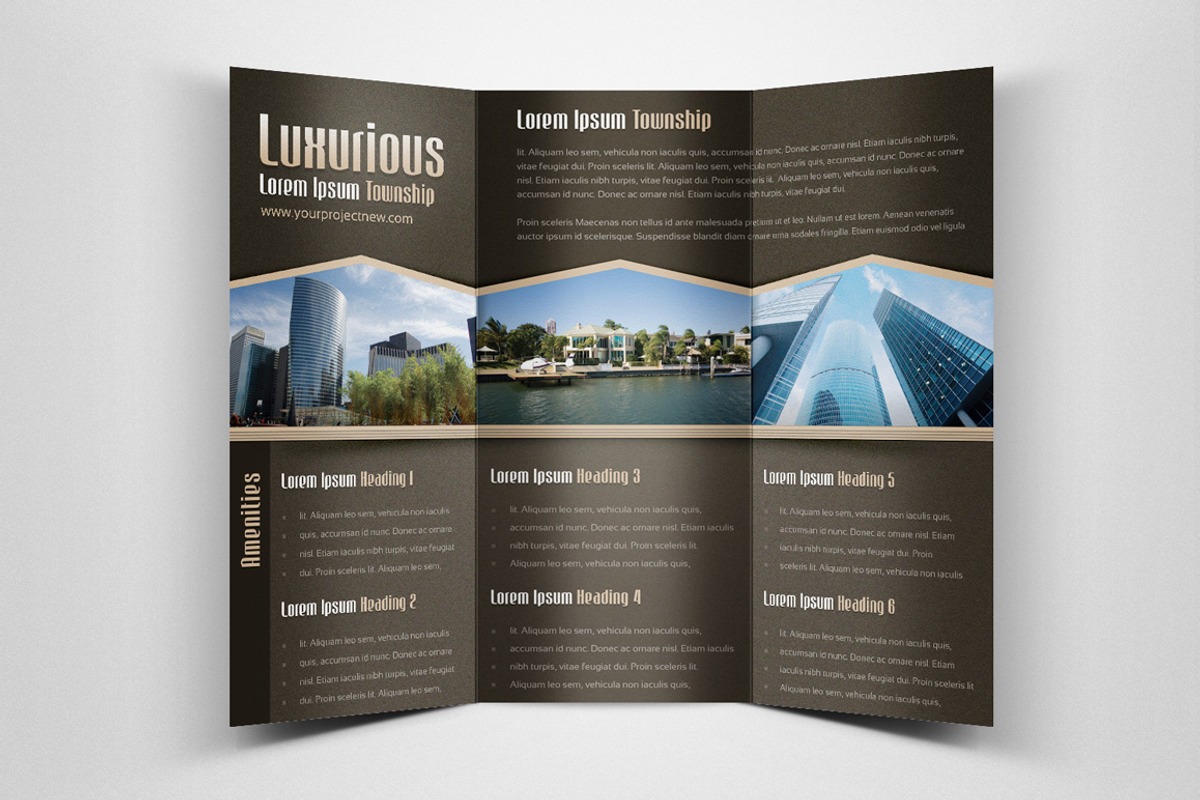 Trifold Brochure Mockup, a Print Template by Saptarang (Photo 4 of 4)