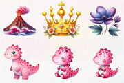 Dinosaurs watercolor clipart, an Illustration by CreationArt (Thumbnail 5 of 5)