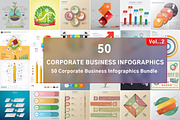 Corporate Business Infographics Vol2, a Work Illustration by naem021 (Thumbnail 2 of 3)