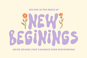 Weird Science Font & Doodles, a Font by ReveryWorks (Thumbnail 4 of 11)