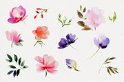 -30% Watercolor Floral Set, an Object Graphic by bloomscape (Thumbnail 2 of 6)