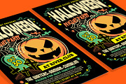Halloween Night Party Flyer, a Flyer Template by Muhamad Iqbal hidayat (Thumbnail 3 of 4)