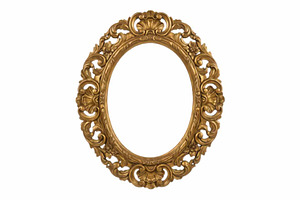 Renaissance Gold Frame PNG, an Arts & Entertainment Photo by VetalStock