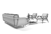 Furniture set 1102, a Furniture 3D Model by inDahouze (Thumbnail 9 of 9)